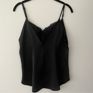 Express Black Lace Top